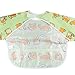 Long Sleeved Bib Waterproof Bibs for Babies and Toddlers with Pocket (Little Puppy)