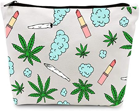 Ihopes Funny Green Leaf Lipstick Makeup Bag Gift for Women Best Friends Sister Teens Makeup Lover | Cute Natural Cotton Leaf Lipstick Makeup Zipper Pouch Bag Cosmetic Travel Accessories Bag Toiletry Case Gifts (Leaf Lipstick Makeup Bag) 1 Ihopes Funny Green Leaf Lipstick Makeup Bag Gift for Women Best Friends Sister Teens Makeup Lover | Cute Natural Cotton Leaf Lipstick Makeup Zipper Pouch Bag Cosmetic Travel Accessories Bag Toiletry Case Gifts (Leaf Lipstick Makeup Bag)