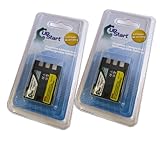 2x Pack - Replacement Canon NB-2LH E160814 Battery - Replacement for Canon NB-2LH Digital Camera Battery - Compatible with EOS Digital Rebel XTi, XT, PowerShot G7, G7, G9, 400D, VIXIA HV30, HV20, HV40, HV30, HG10, ZR960