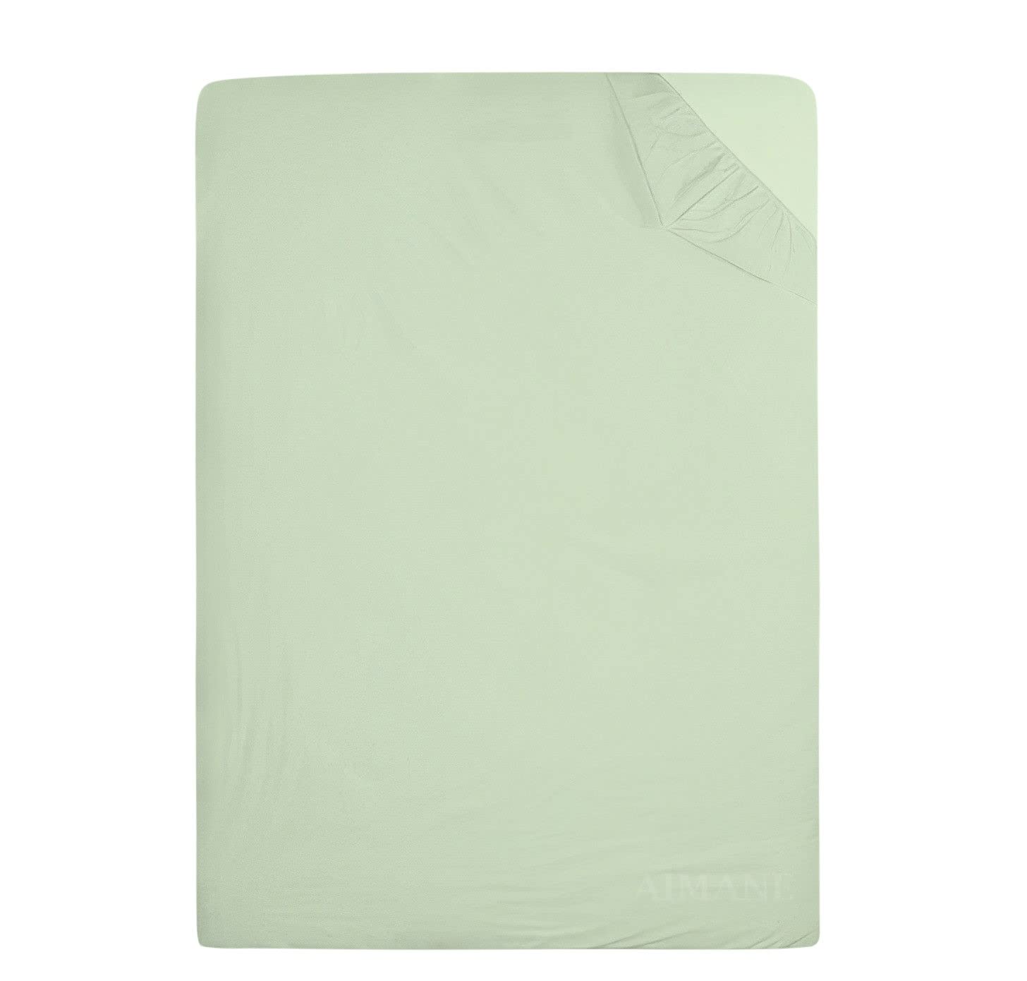 Percale Easy Care Polycotton Bunk Bed Fitted Sheet 2ft 6" (76cmx190cm) Perfect for Camp Kids Bunk Beds/RVs/Guest Beds/Caravan Campervan/Small Single Bed (Duck Egg) — image 1