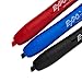 EXPO 1741919 Click Low-Odor Dry Erase Retractable Markers, Chisel Tip, Assorted Colors, 3-Count