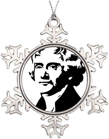 Butter Tisse Custom Christmas Snowflake Ornaments TJ e.c.u. - white Snowflake Snowflake Ornaments