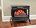 Comfort Smart Jackson Infrared Electric Fireplace Stove Heater, Black - CS-25IR-BLK