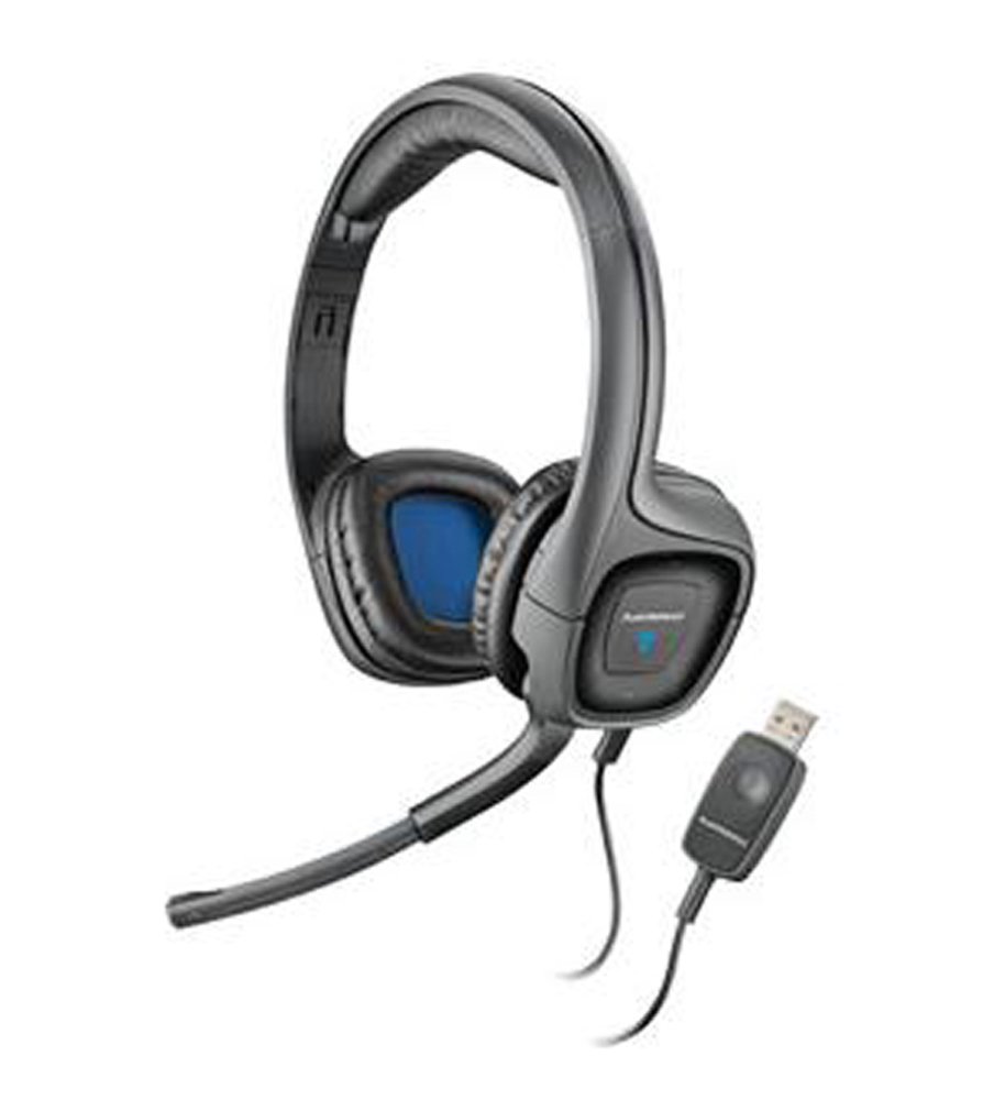 Photo 1 of Plantronics 80935-21 Audio 655 USB Multimedia Headset with Noise Canceling Microphone for PC and Mac