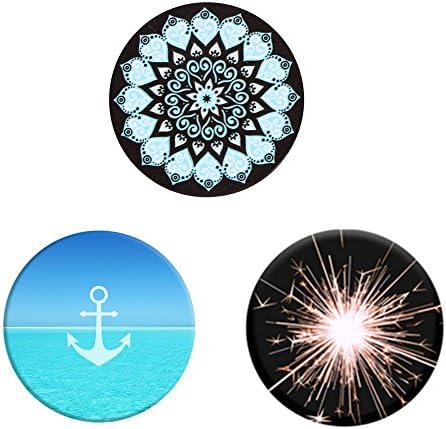 Universal HOT Phone Expanding Stand and Car Holder Grip Pop Socket , Expanding Stand and Grip for Smartphones and Tablets(Lezi) (3 Pack Group D)