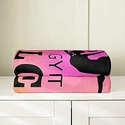 Feelyou Love Gymnastics Flannel Fleece Throw