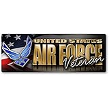 Air Force Veteran Bumper Strip Magnet