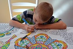 The Coloring Table – Mandala Design – Rectangle
