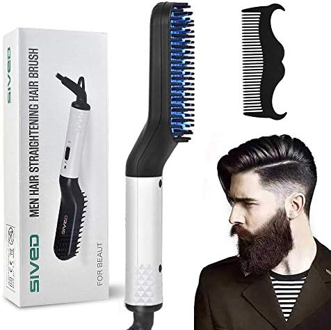 Beard Straightener Comb For Men Electric Quick Hair Straightening Brush Multifunctional Hair Curler Comb Uk Buy Online At Best Price In Uae Amazon Ae