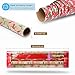 Ankuka Kraft Christmas Wrapping Paper Set, All Occasion Gift Wraps for Birthday, Valentine, Wedding and Party, 5 Rolls/Pack, 30