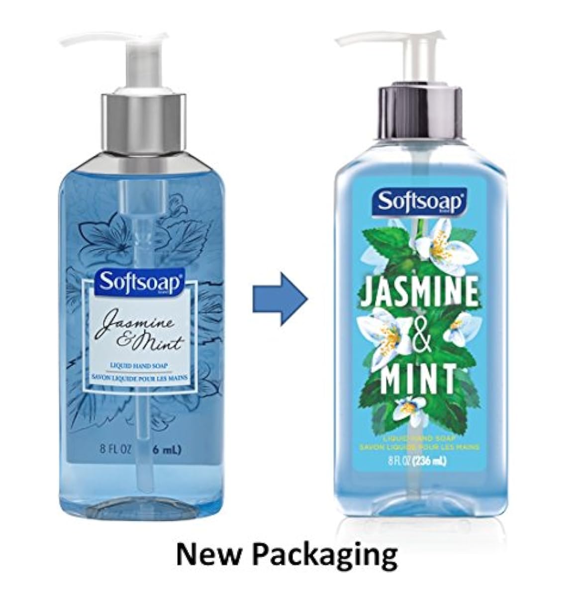 Softsoap Liquid Hand Soap, Jasmine and Mint 8 fluid ounce (6 Pack) eBay