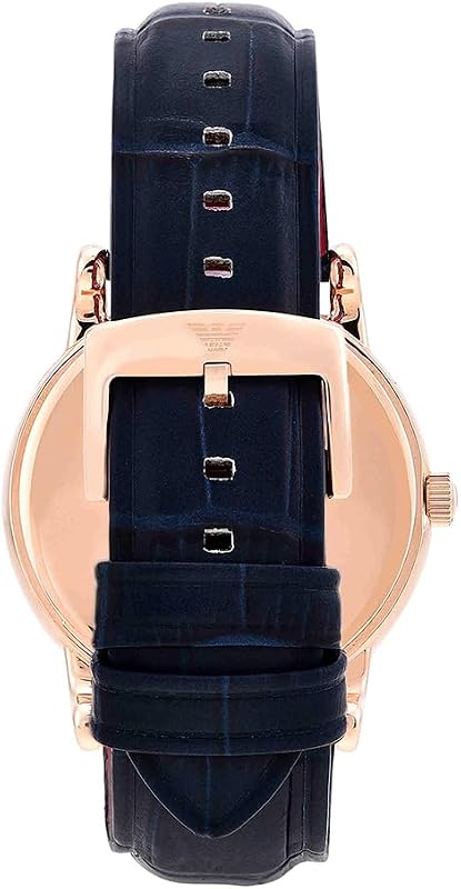 Herrenuhr 3-Zeiger-Werk Datum Edelstahl roségoldfarben, AR11135