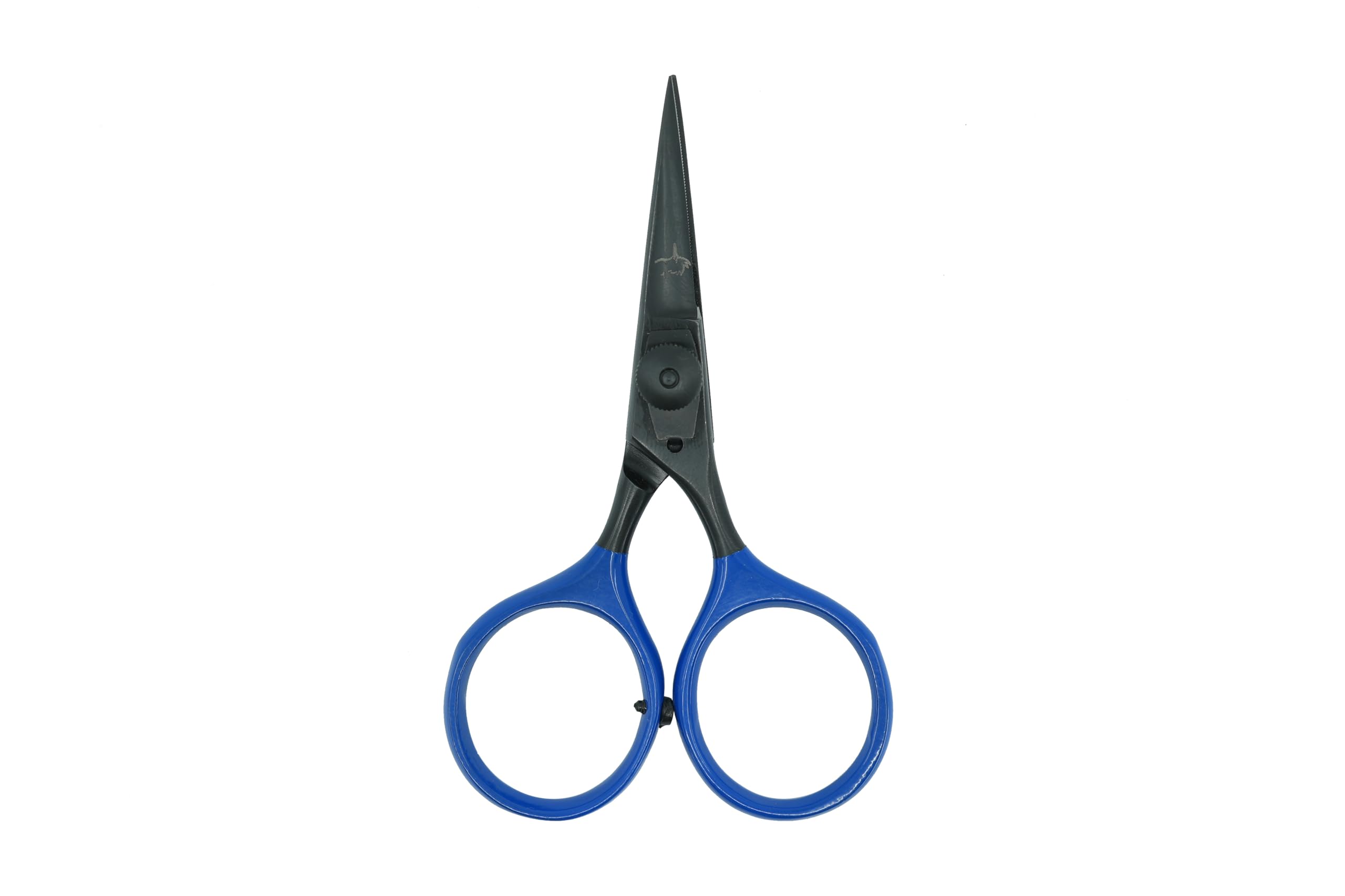 Kingfisher Fly Fishing Fly Tying Razor Scissor, 4in - Blue