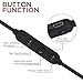 Wireless Bluetooth Headphones Lightweight Neckband Headset Stereo Noise Cancelling Earbuds w/ Mic,Sports Workout Sweatproof In Ear Earphones（Black）