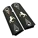 Altamont 1911 Grips - Spanish Diamond - Full Size 1911 Wood Grips w. Ambi Safety fits Most Commander, Standard & Government 1911 Models - Made in USA