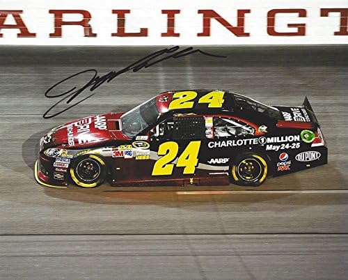 Autographed Jeff Gordon 24 Aarp Drive To End Hunger Team Darlington Raceway On Track Racing Hendrick Motorsports Signed Collectible Picture Nascar 8x10 Inch Glossy Photo With Coa At Amazon S Sports Collectibles Store