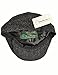 Irish Newsboy Flat Cap for Men Made in Ireland, Herringbone Irish Tweed Wool Stylish Traditional Style - Gray S