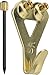 OOK 50918 Professional Picture Hangers, Reusable Art Hooks, Padded, Brass, 5lbs - 100lbs (Hangs 12 Pictures)