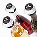 Avina Wine Stoppers Reusable Airtight Bottle Sealer with Easy Push & Lock Preserver System - Keeps Wine Fresh for up to 7 Days – Set of 3