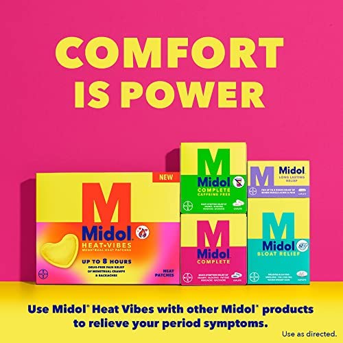 Midol Heat Vibes Menstrual Patches 6 ct Midol Heat Vibes Menstrual