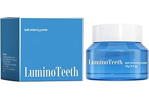 Lumino Teeth™ Teeth Whitening Deluxe Powder, Natural Teeth Whitener, Luminoteeth Booster Powders-Breath Freshness and Fluoride-Free Whitens,Strengthens & Purifies