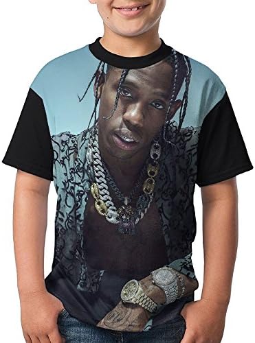 Adoqq Youth Travis Scott T Shirts/Tee