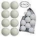 Kidtastic T-Ball Balls, 3.5-inch, Jumbo Size (8 Pack) with Durable Mesh Ball Bag, Great for T-Ball, Softball and Baseball Practice, Ages 18 Months and Up