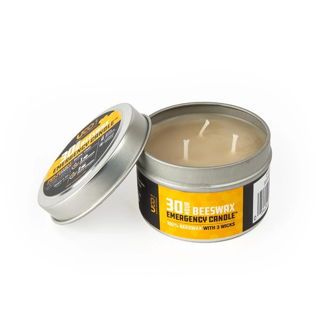 UCO Emergency Candle, Beeswax, 30 Hour