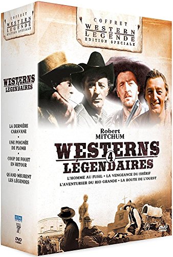 Robert Mitchum - 4 westerns légendaires : L'Homme au Fusil + La Vengeance du Shérif + La Route de l'Ouest + L'Aventurier du Rio Grande - Pack