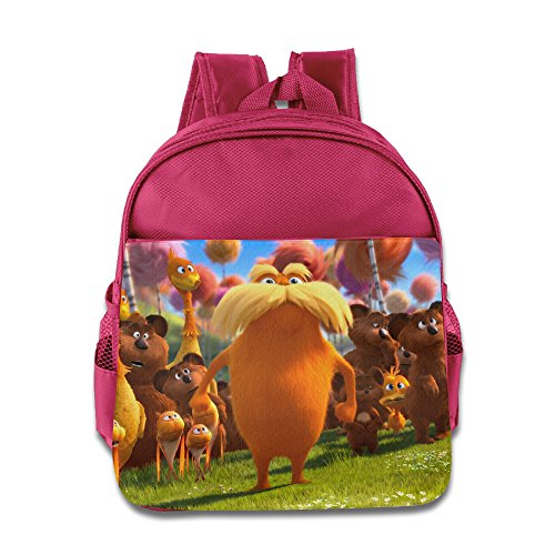 Cute Dr. Seuss' The Lorax School Bag College Rucksack For Girls, Boys, Kids, Students-RoyalBlue