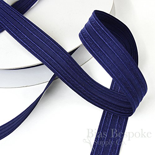 FEDERICO 2.5 Dark Blue Military Braid, 25mm, Sold by the Yard, Made in Italy