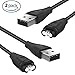 2 Pcs Garmin Fenix 5 / 5S / 5X Charger YiJYi Replacement USB Sync Charging Cable Wire for Garmin Fenix 5 5S 5X Forerunner 935 Smart Watch(Black)