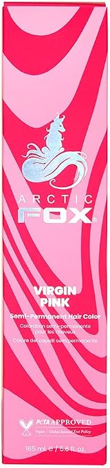 Arctic Fox 100% Vegan Hair Colour Virgin Pink 165 ml Semi-Permanent