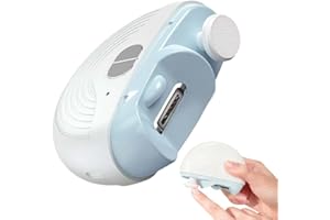 APRYEW Electric Smart Nail Clippers for Adults Seniors, 2026 New 3 Speeds Power Automatic Nails Trimmer with Polisher, Light, Clip Storage, Rechargeable Toenail Clippers for Thick Toenails (1PC)