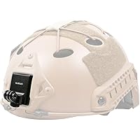 Aluminum NVG Helmet Mount Compatible with Go pro Hero 10 Black,Hero 9/8/7/(2018)/6/5/4 Black,Session/Silver and Most…