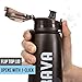 Embrava Stainless Steel Water Bottle by 18 Ounce - BPA Free - Sweat & Leak Proof w/One-Click Swing Top Lid - Double Walled and Insulated - Made for Ice Cold Drinks