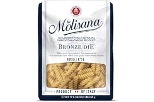 LA MOLISANA PASTA 100% SEMOLINA #28C FUSILLI BRONZO 3-16oz BAGS