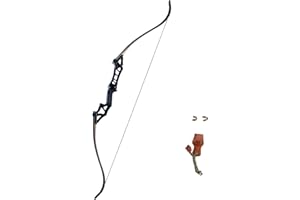 SINOART Topbows Falcon 60" Takedown Hunting Recurve Bow Metal Riser 30 35 40 45 50 55 60 65 70 Lbs Black/Camo Right Hand