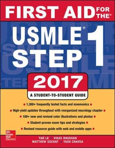 First Aid for the USMLE Step 1 2017 (Old Edition)