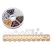 PH PandaHall 900 Pcs 6 Colors Iron Open Jump Rings Unsoldered 8mm Diameter Wire 21-Gauge 6 Colors for Earring Necklace Bracelet Jewelry Findings