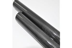 Abesterxox Length1000mm OD 5MM 6MM 7MM 8MM 9MM 10MM 3K Carbon Fiber Tube/Pipe for Airplane Models (1pcs 10x6x1000mm Glossy Plain, 1)