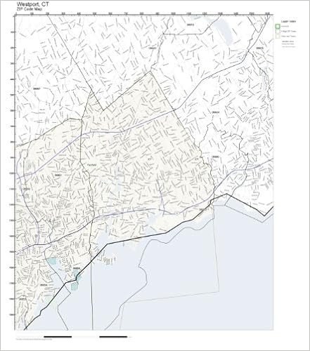 Westport Ct Zip Code Map Zip Code Wall Map Of Westport, Ct Zip Code Map Not Laminated: Amazon.com:  Office Products