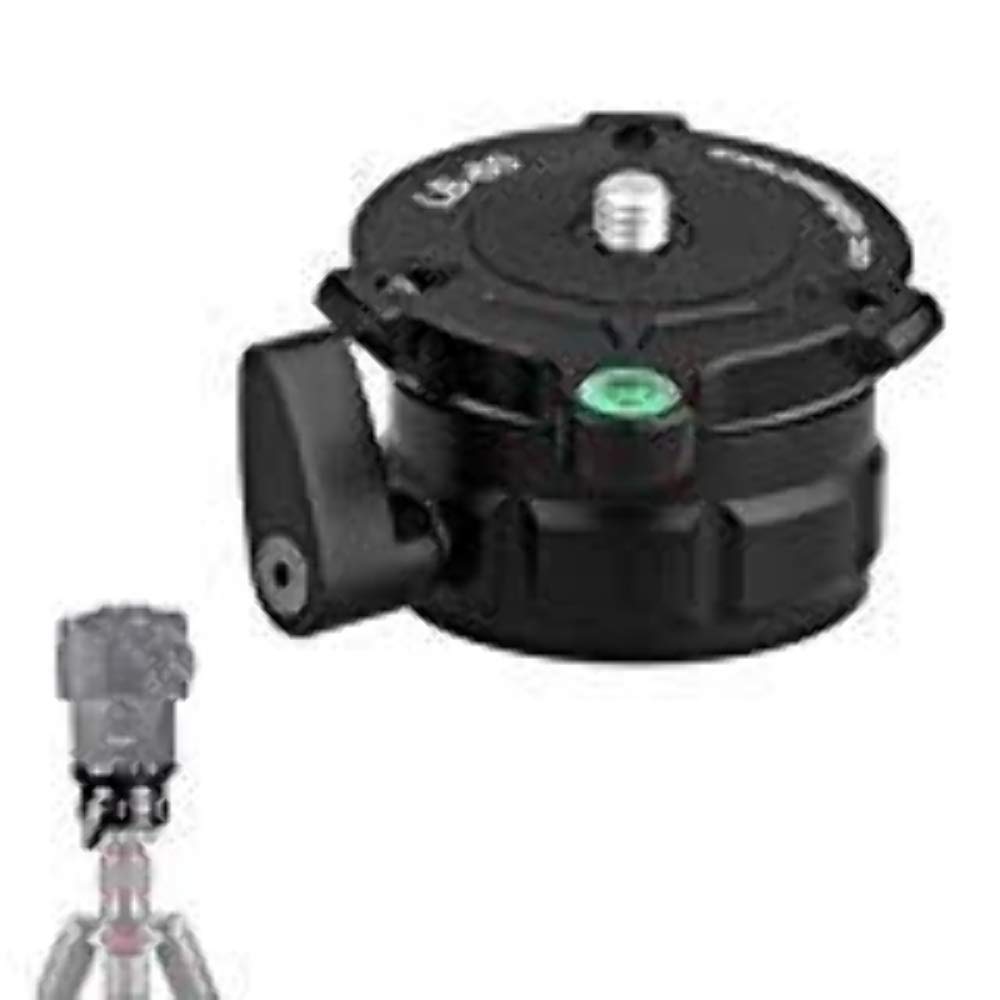 Andoer Tripod Leveling Base with Offset Bubble Level, with 3/8inch to 1/4inch screw adapter