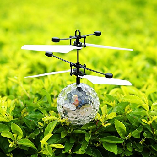 LESHP RC Toy, RC Flying Ball Drone, RC Infrared Induction Helicopter