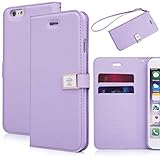 iPhone 6S case,iPhone 6 case,[4.7inch]by Ailun,wallet case,Credit Card holder Case,PU Leather Case,Flip Cover Case[Purple]