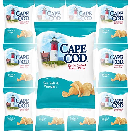 Cape Cod Sea Salt & Vinegar Kettle Cooked Potato Chips, GlutenFree, 1