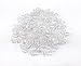 yueton 100pcs Spring Bead Cages Pendants 8x9mm, Fits Diameter 6-6.5mm Jewelry Beads (Silver)