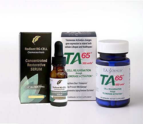 TA-65 Telomerase Activator 100 U/30 Caps/Stem Cell Support Peptides EGF & AGA Blue Algae TA-65 Telomerase Activator 100 U/30 Caps/Stem Cell Support Peptides EGF & AGA Blue Algae