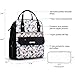 mommore Fashion Baby Diaper Backpack Travel Nappy Tote Bag Roomy Changing Backpack with Changing Pad for Baby Care, Black