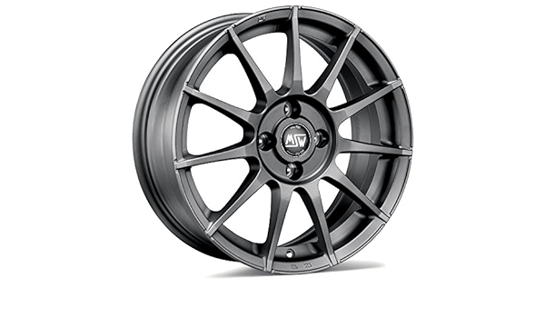 MSW 85 Matt Gun Metal 7x17 ET45 5x112 Llantas de aleación ...